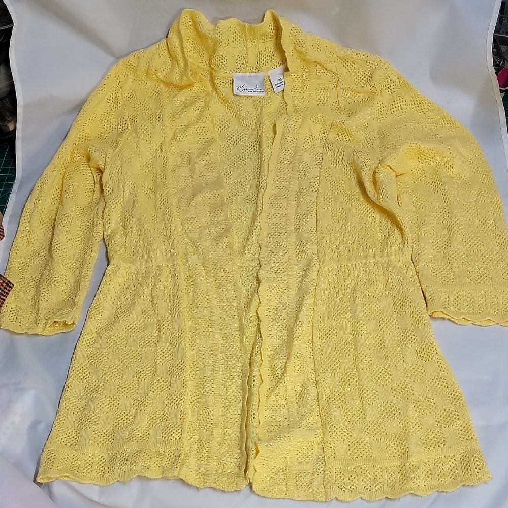 Kim Rogers Light Yellow Knit Sweater